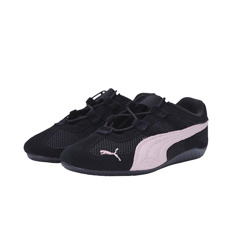 PUMA Speedcat Go Wns 流行休閒鞋 麂皮網眼 拼接 黑色 女鞋 40358912 [國內代購]