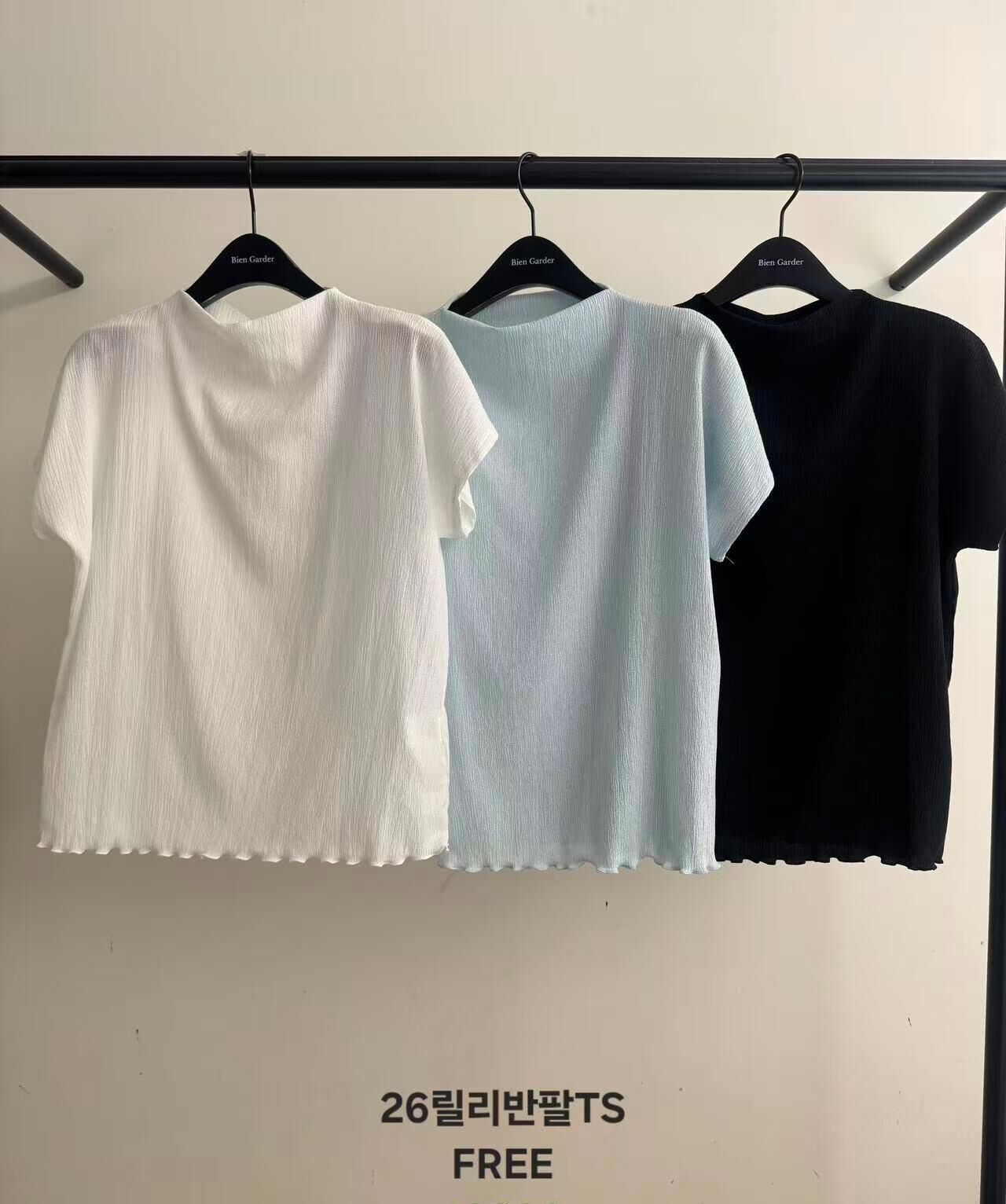 BG6140 樹紋木耳邊上衣 *優惠碼不適用*