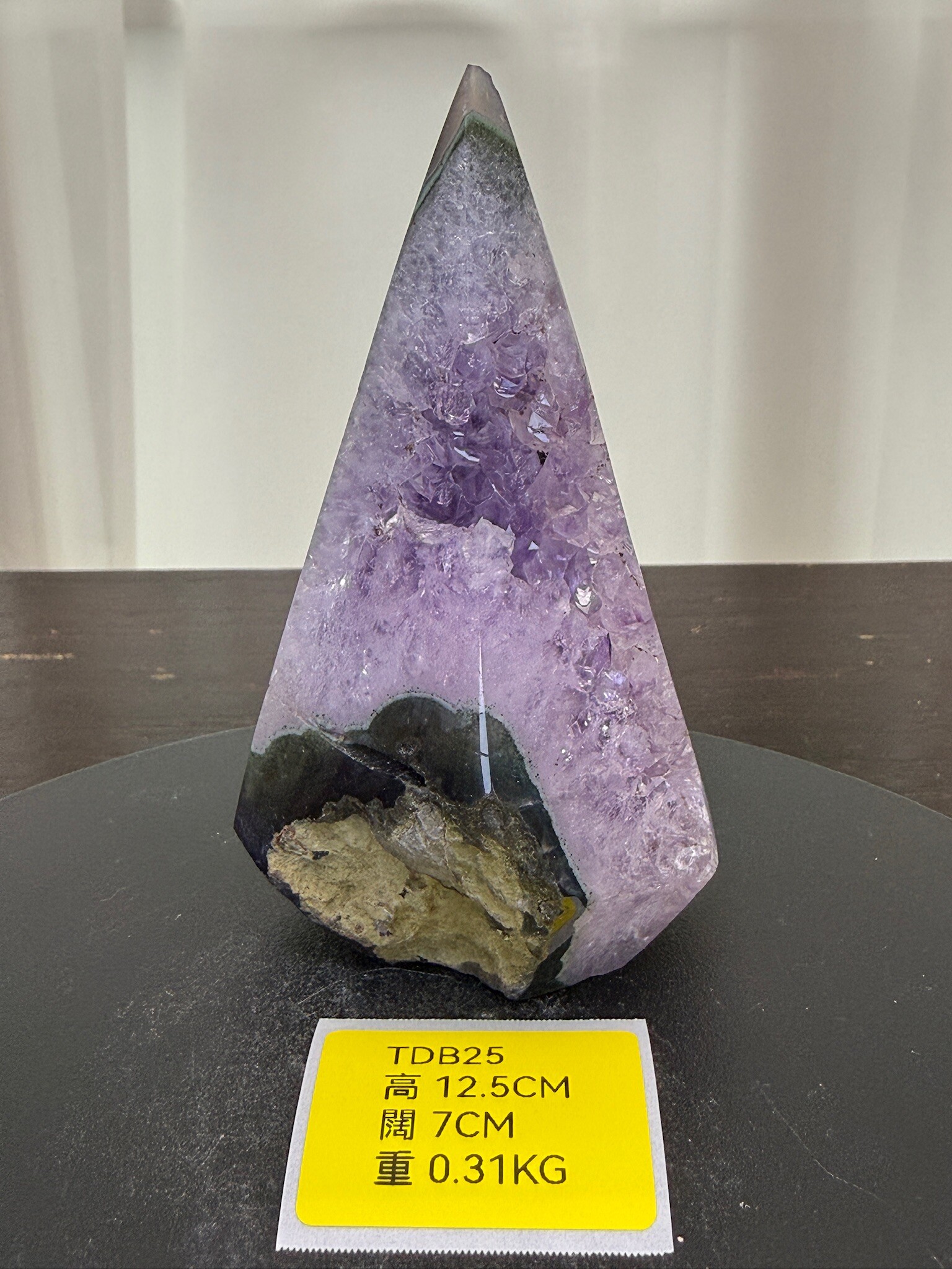 ZA208 TDB25 瑪瑙水晶帳幕星空 高度12.5cm 闊度7cm 重量0.31kg