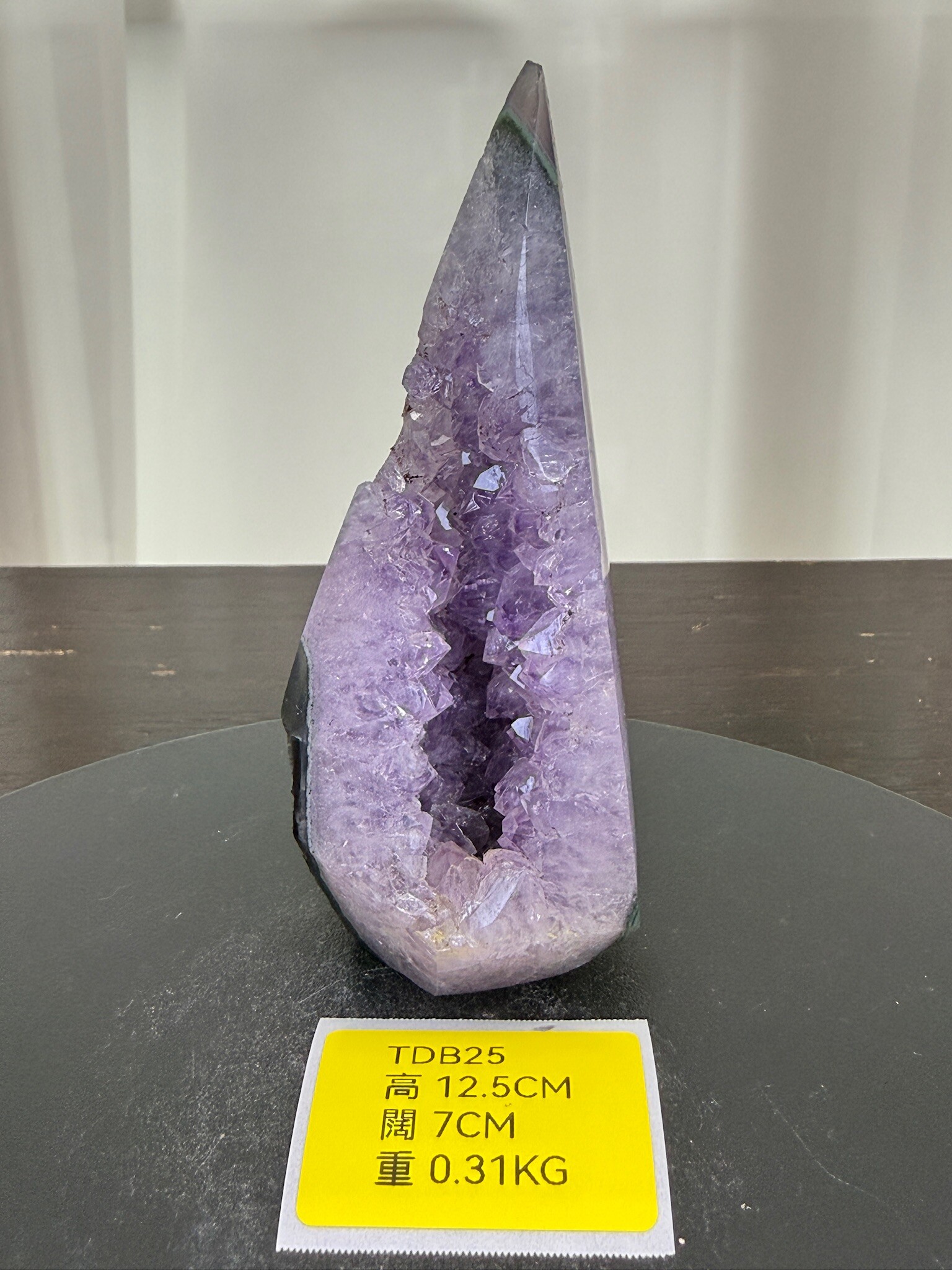 ZA208 TDB25 瑪瑙水晶帳幕星空 高度12.5cm 闊度7cm 重量0.31kg