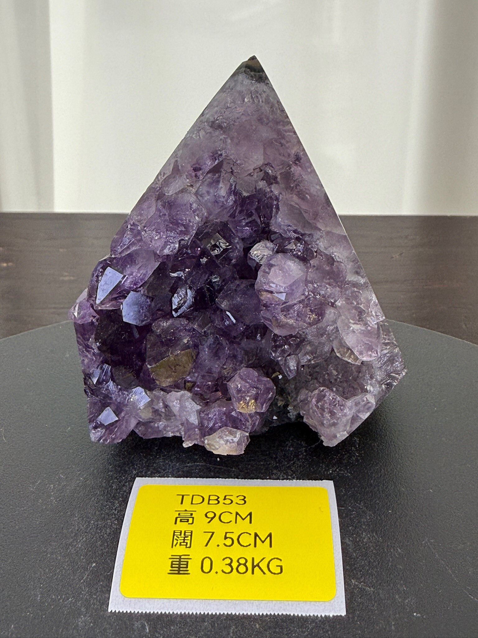 ZA236 TDB53 瑪瑙水晶帳幕星空 高度9cm 闊度7.5cm 重量0.38kg