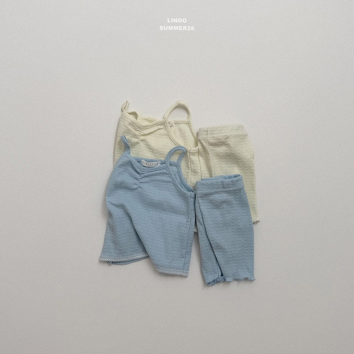 正韓夏Lindo 兩色涼爽背心套裝