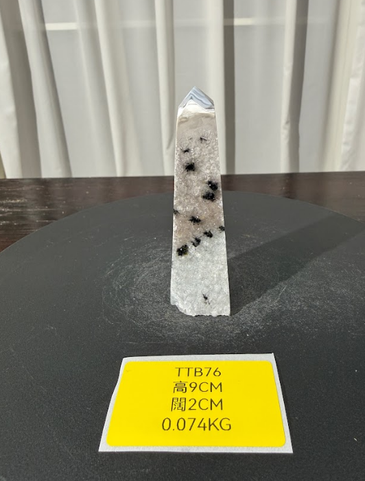 ZA463 TTB76 瑪瑙水晶方尖碑 高度9cm 闊度2cm 重量0.074kg