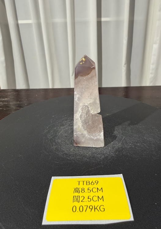 ZA456 TTB69 瑪瑙水晶方尖碑 高度8.5cm 闊度2.5cm 重量0.079kg