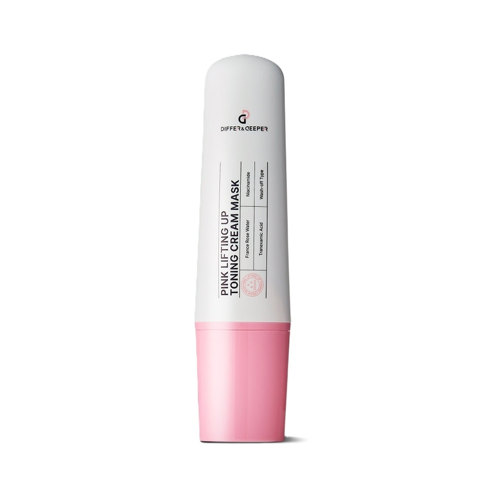 【買1送1】Differ & Deeper 提拉緊致鎖水乳霜面膜 Pink Lifting Up Toning Cream Mask (100ml) (EXP:2028.04) (J9)