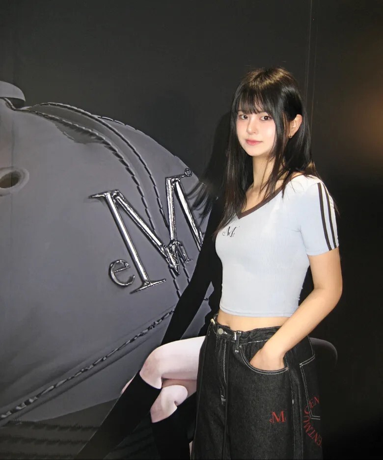 【預購】韓國 Mucent 拼接 羅紋 v領 短袖 t恤 3色