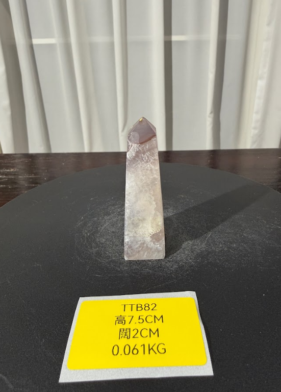 ZA469 TTB82 瑪瑙水晶方尖碑 高度7.5cm 闊度2cm 重量0.061kg