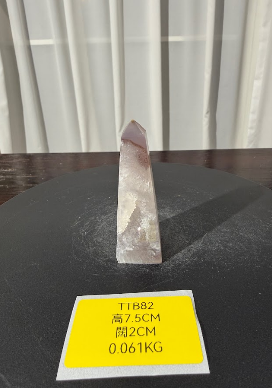 ZA469 TTB82 瑪瑙水晶方尖碑 高度7.5cm 闊度2cm 重量0.061kg