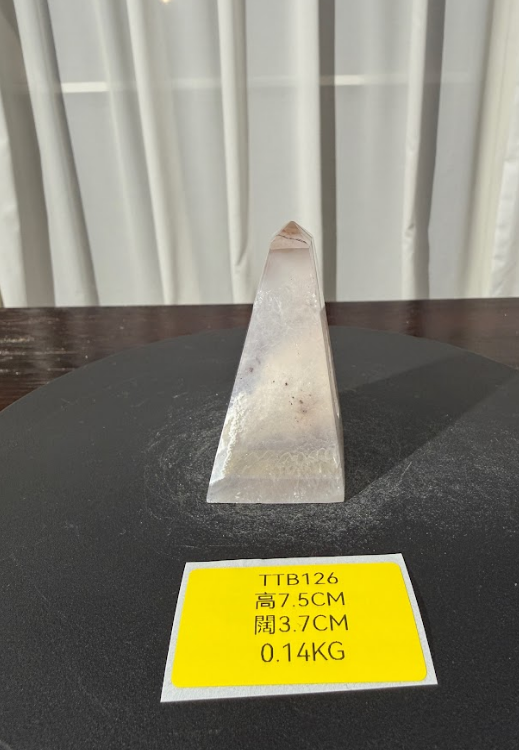 ZA513 TTB126 瑪瑙水晶方尖碑 高度7.5cm 闊度3.7cm 重量0.14kg