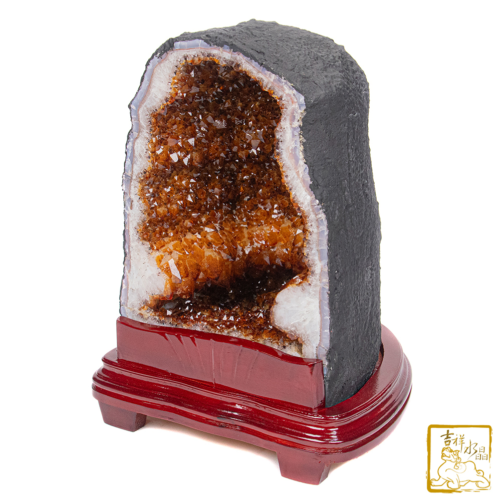 巴西黃水晶洞 14.9kg 財源廣進