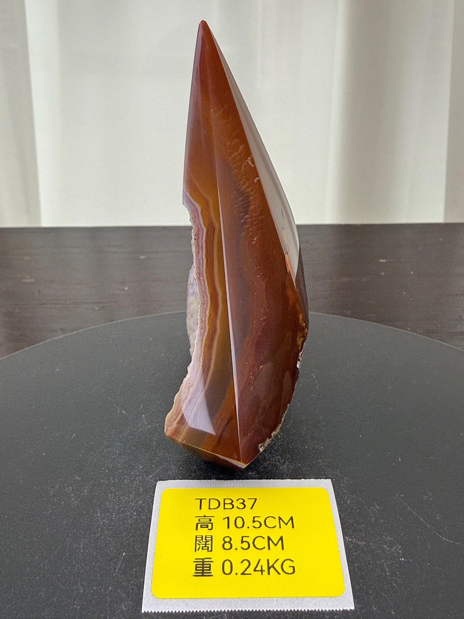 ZA220 TDB37 瑪瑙水晶帳幕星空 高度10.5cm 闊度8.5cm 重量0.24kg