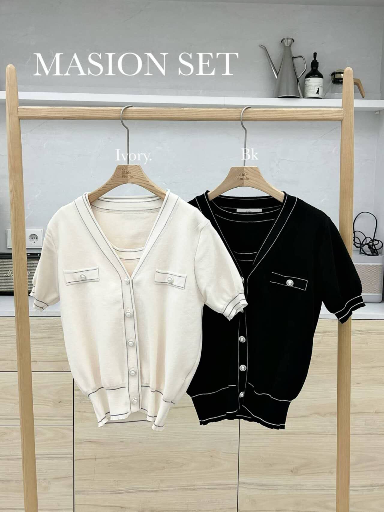 AS6103 明線珍珠套裝