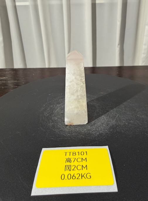 ZA488 TTB101 瑪瑙水晶方尖碑 高度7cm 闊度2cm 重量0.062kg