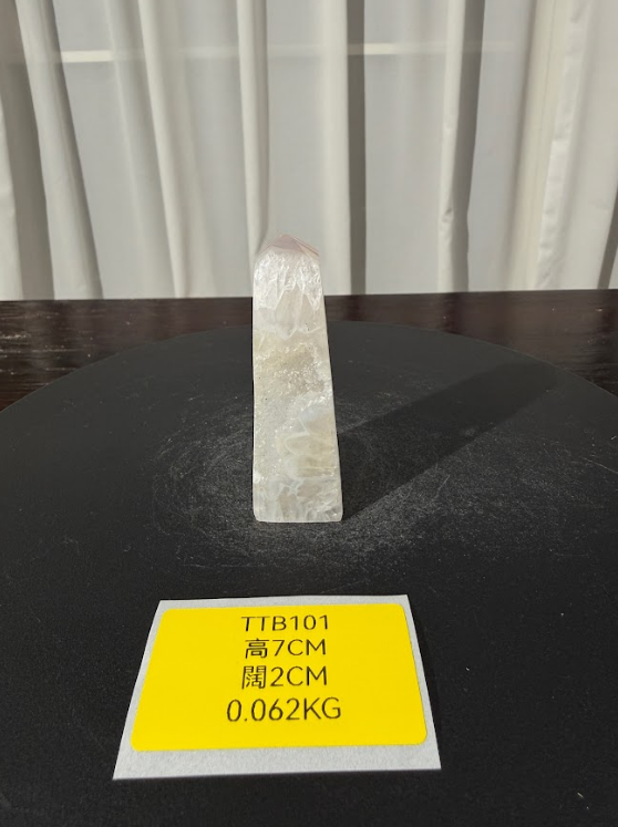 ZA488 TTB101 瑪瑙水晶方尖碑 高度7cm 闊度2cm 重量0.062kg