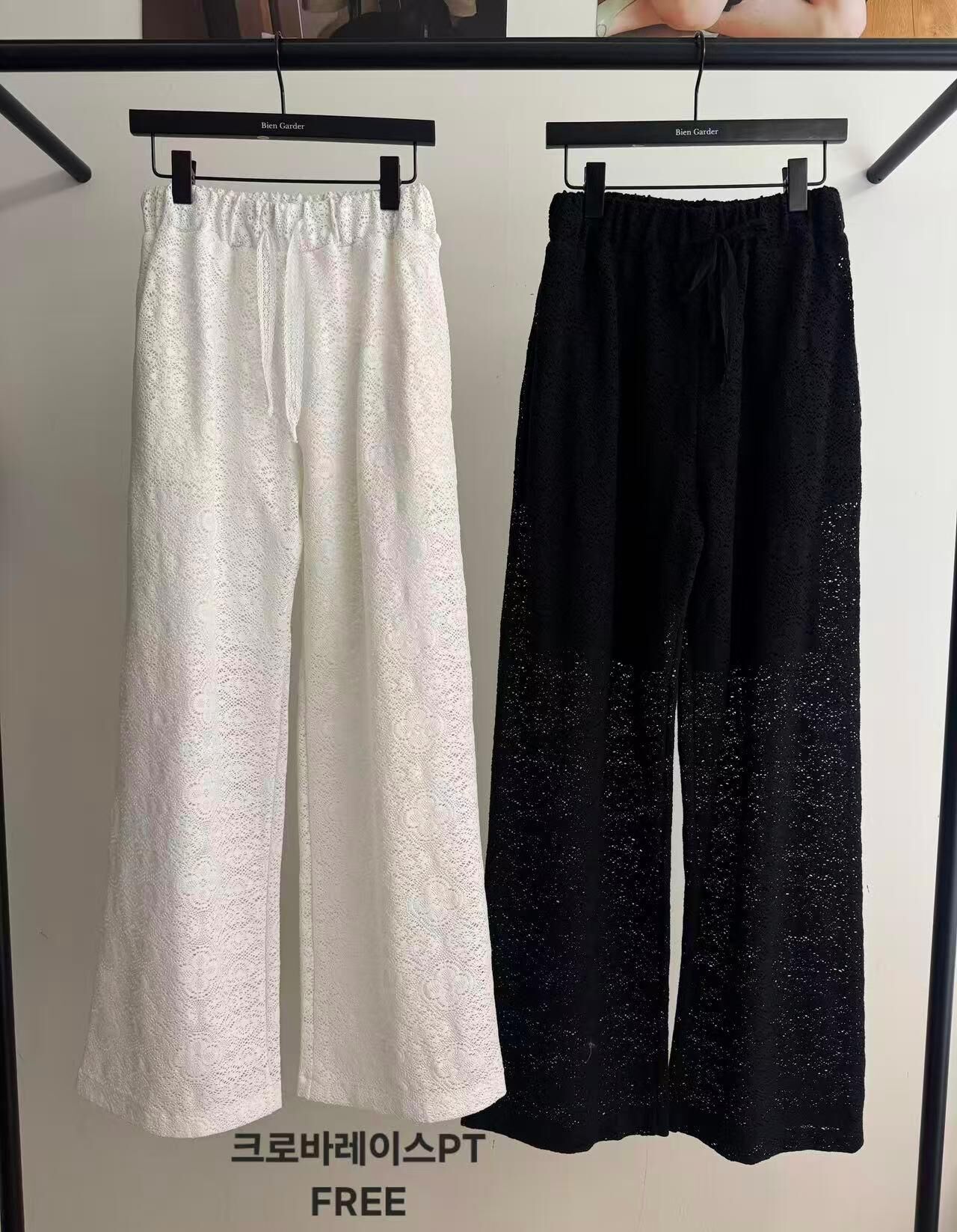 BG6150 樓空通花棉質褲