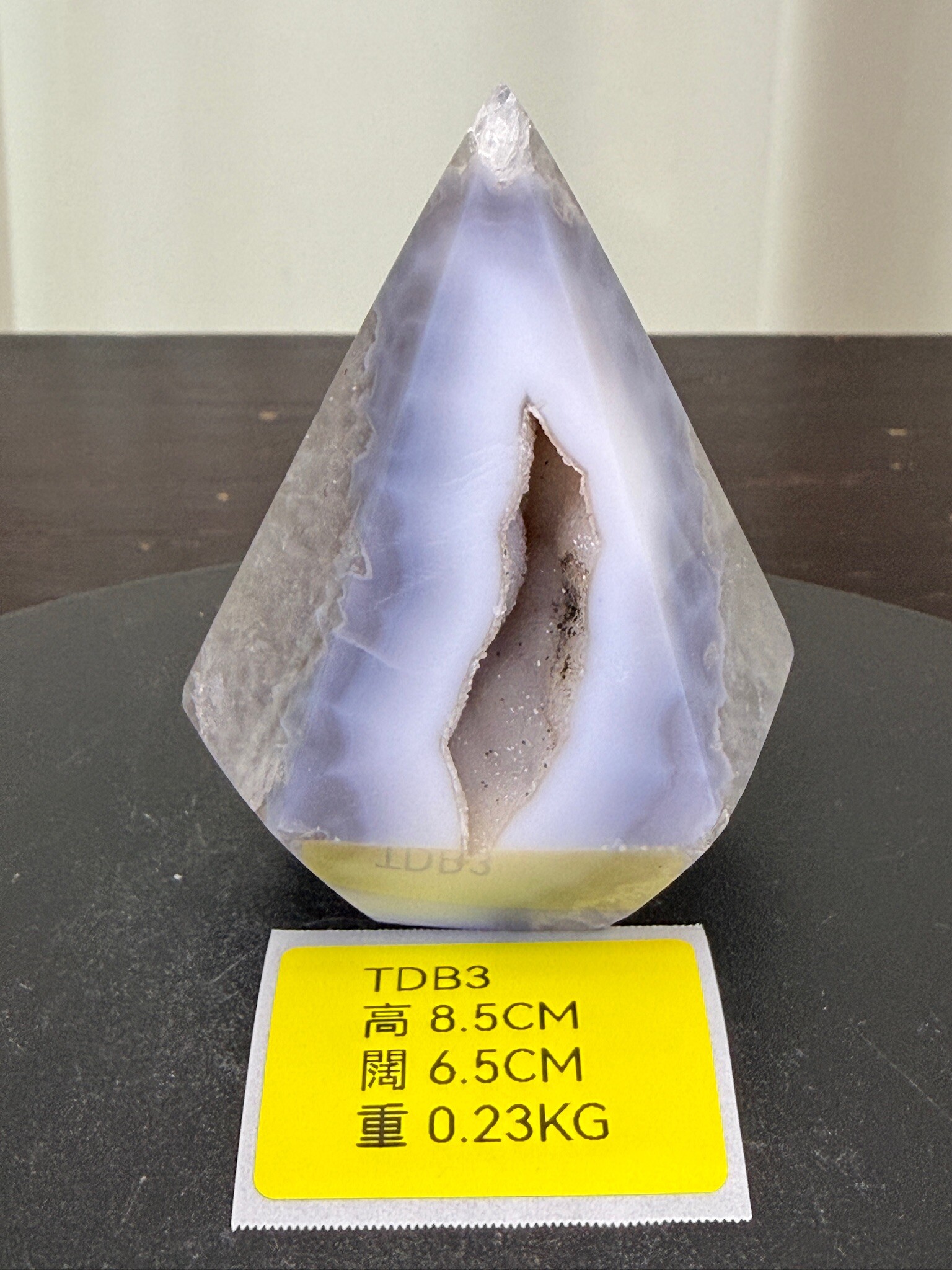 ZA186 TDB3 瑪瑙水晶帳幕星空 高度8.5cm 闊度6.5cm 重量0.23kg