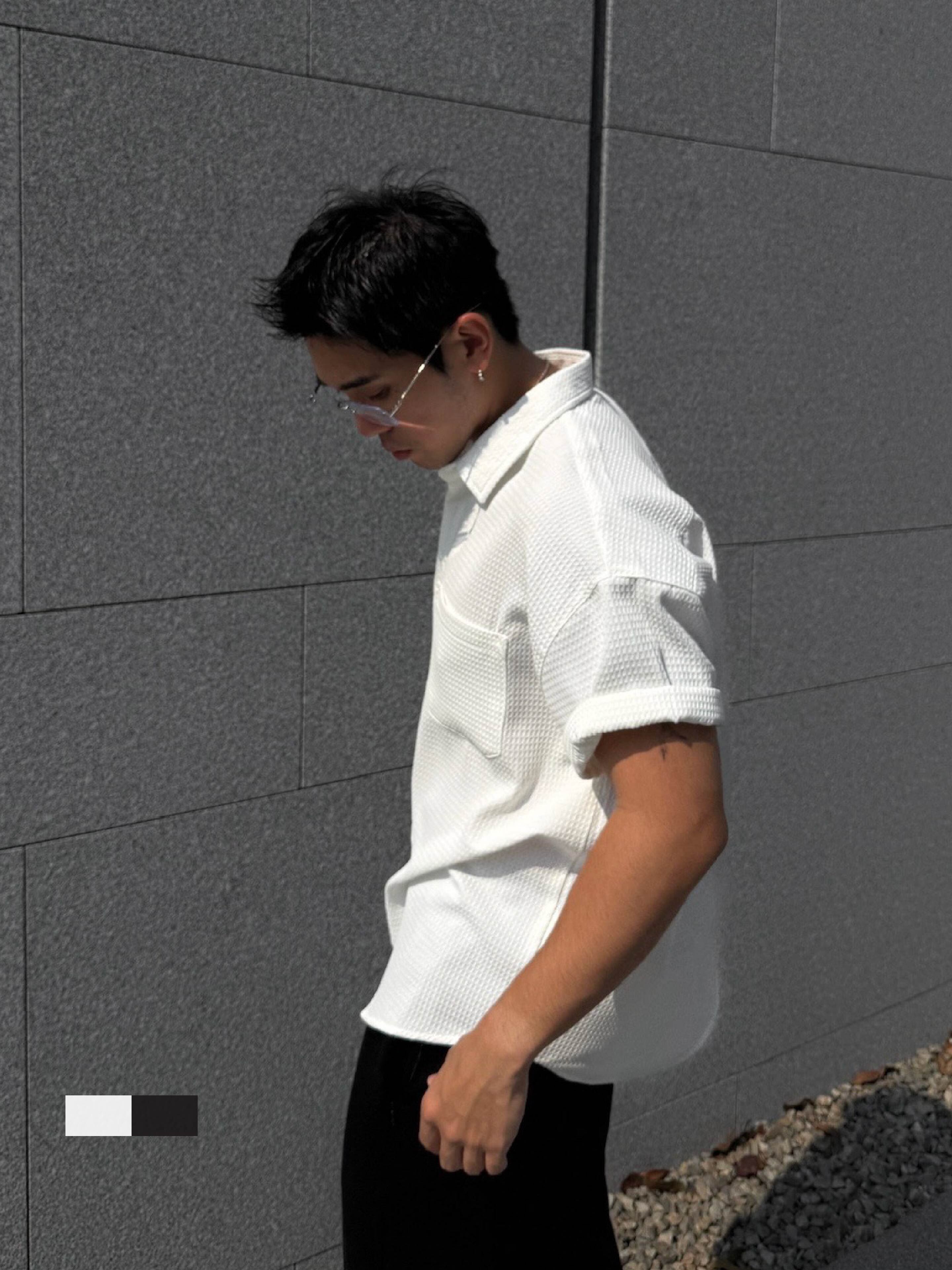 [1atm] 密度-華夫格襯衫 project-043 design™ by 1atm