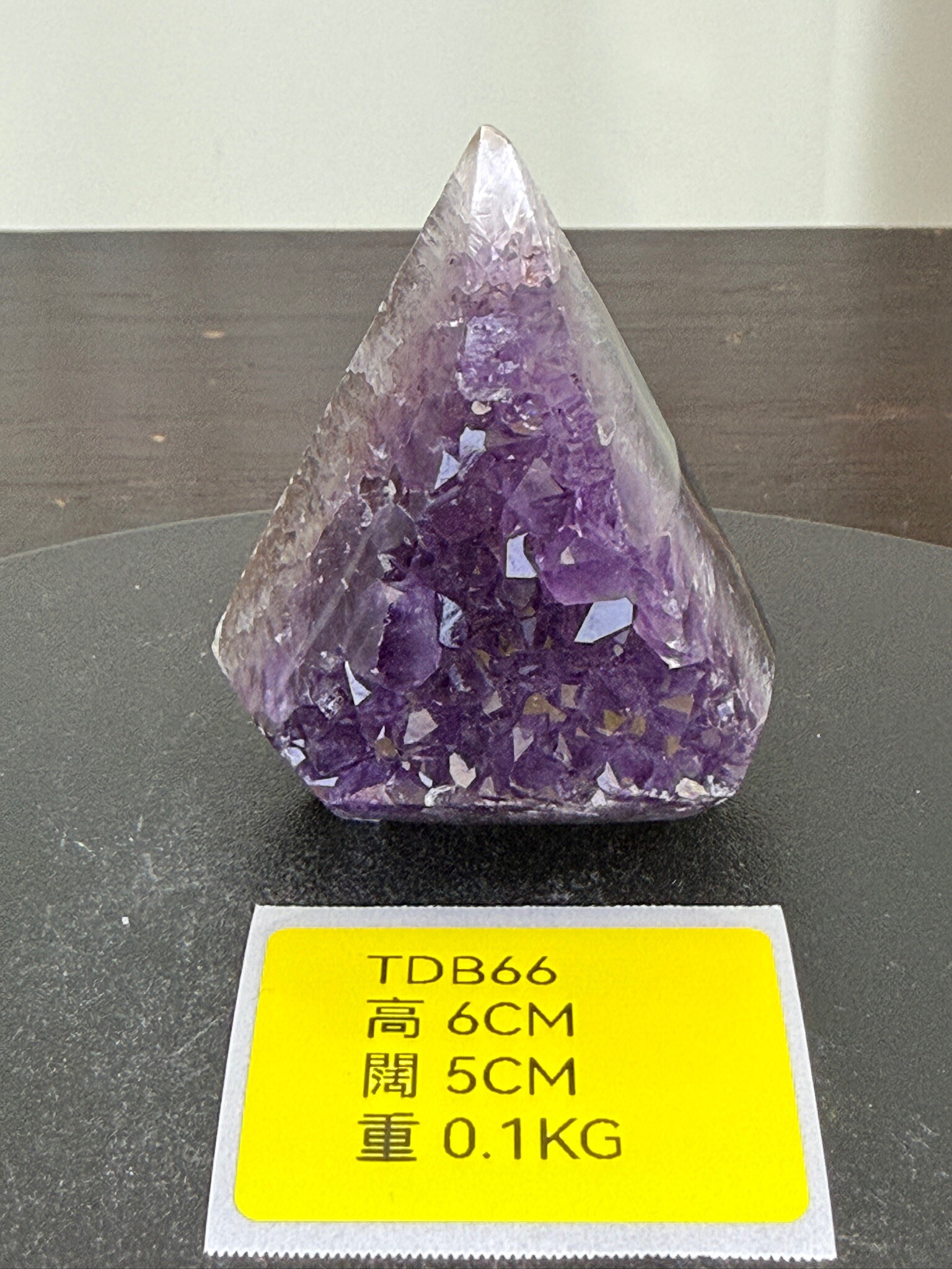 ZA249 TDB66 瑪瑙水晶帳幕星空 高度6cm 闊度5cm 重量0.1kg