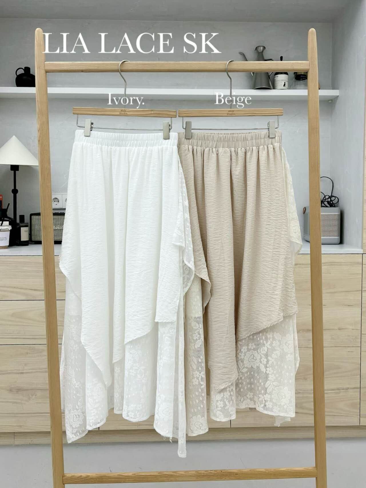 AS6107 不規則層次長裙