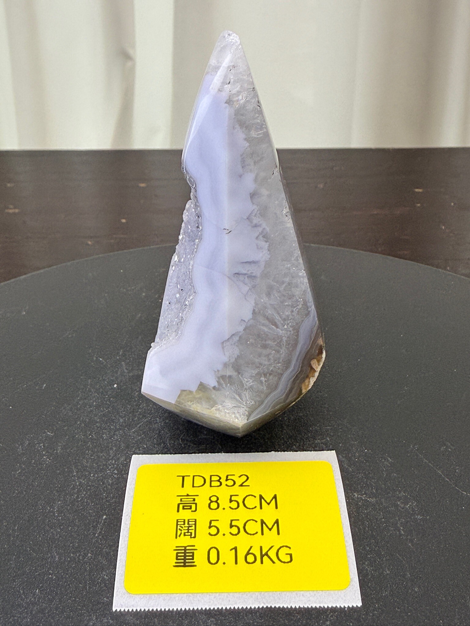 ZA235 TDB52 瑪瑙水晶帳幕星空 高度8.5cm 闊度5.5cm 重量0.16kg