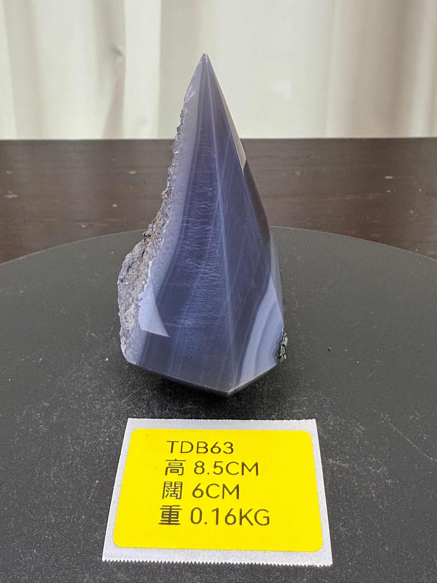 ZA246 TDB63 瑪瑙水晶帳幕星空 高度8.5cm 闊度6cm 重量0.16kg