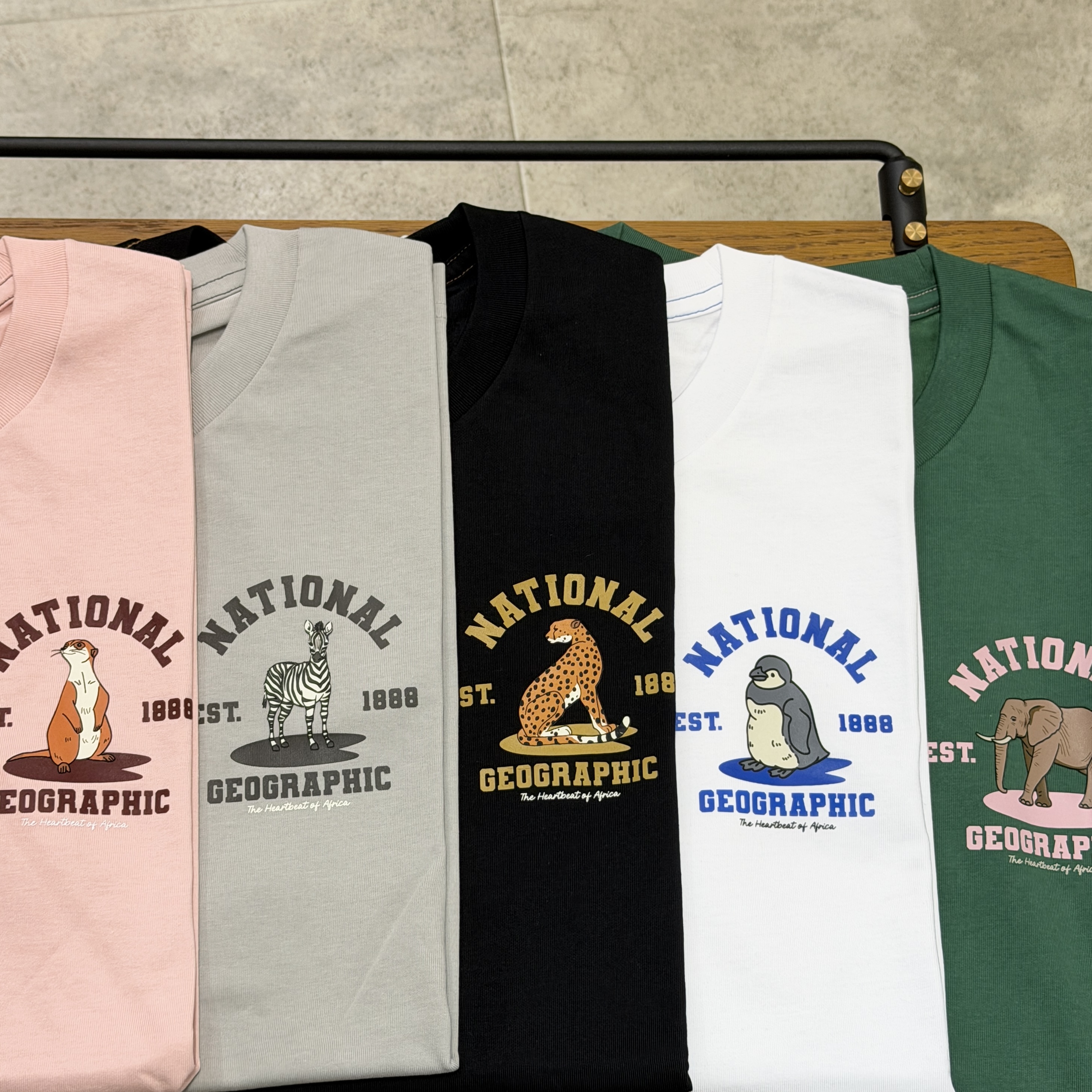 【現貨】NATIONAL GEOGRAPHIC 國家地理 胸前印花動物 短tee N262UTS061