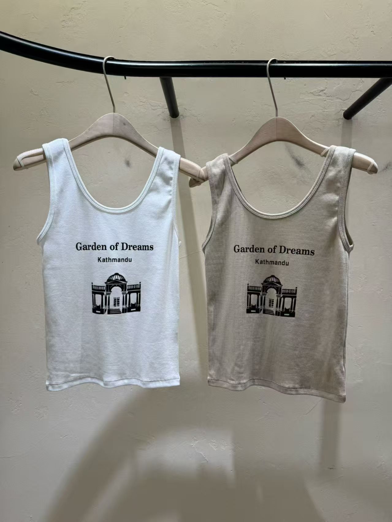 WJ6137 圖案字母背心