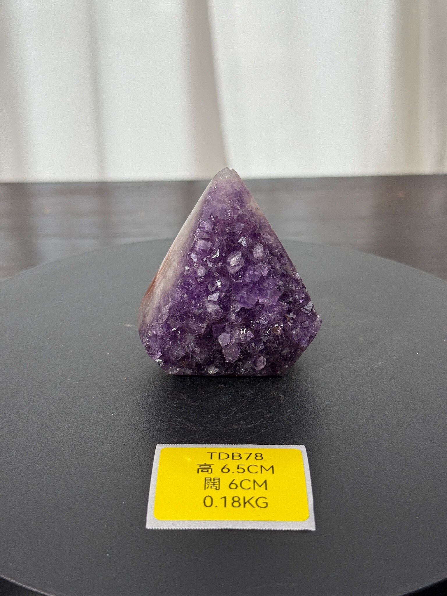 ZA261 TDB78 瑪瑙水晶帳幕星空 高度6.5cm 闊度6cm 重量0.18kg