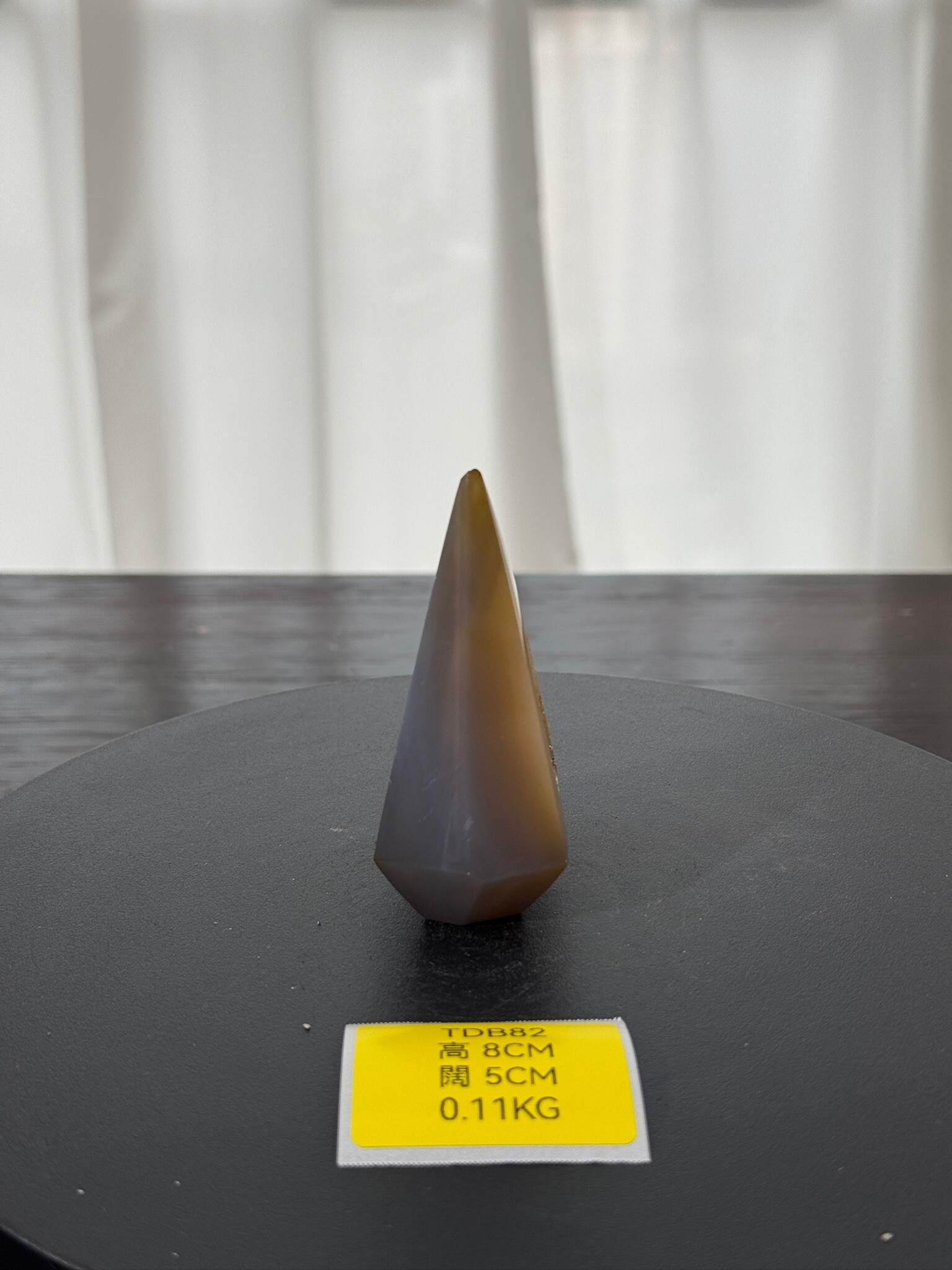 ZA265 TDB82 瑪瑙水晶帳幕星空 高度8cm 闊度5cm 重量0.11kg