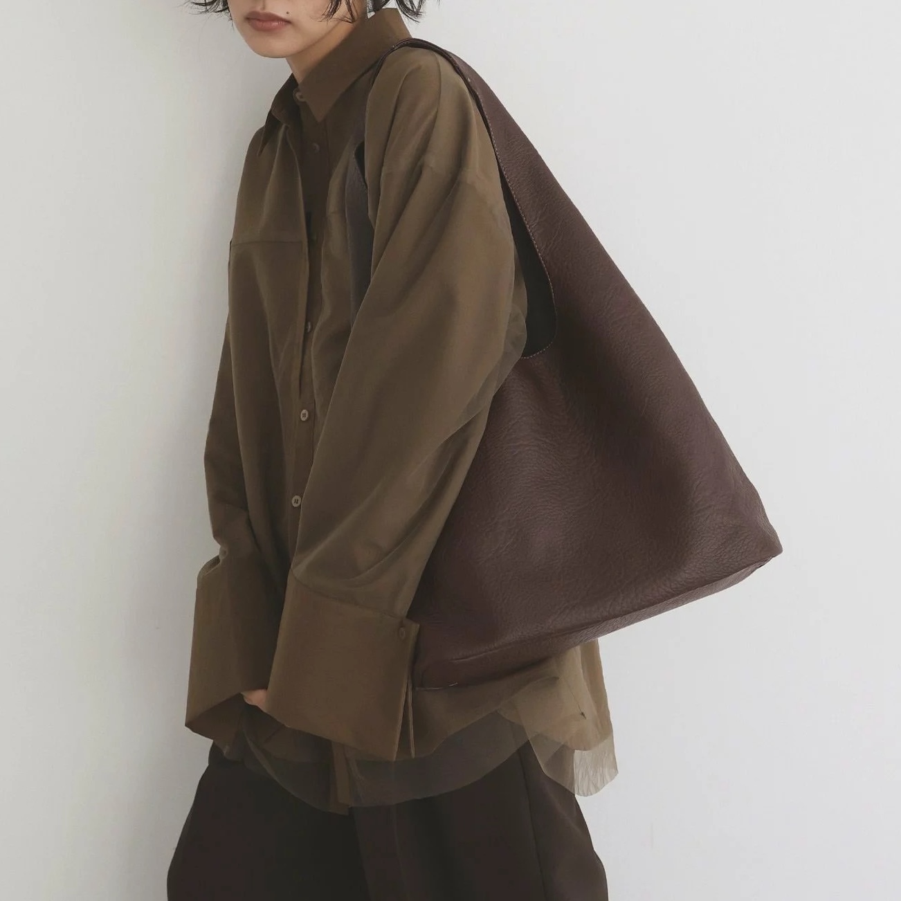 日本 皮革托特包 3色