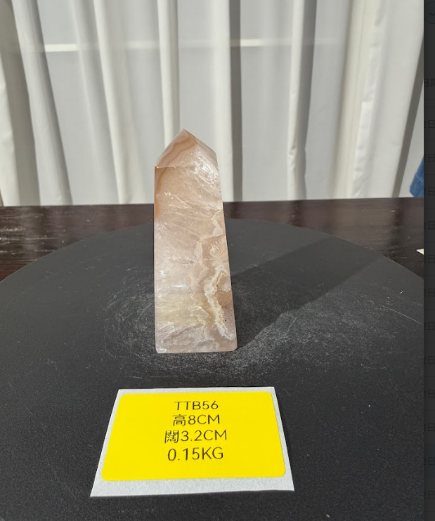 ZA443 TTB56 瑪瑙水晶方尖碑 高度8cm 闊度3.2cm 重量0.15kg