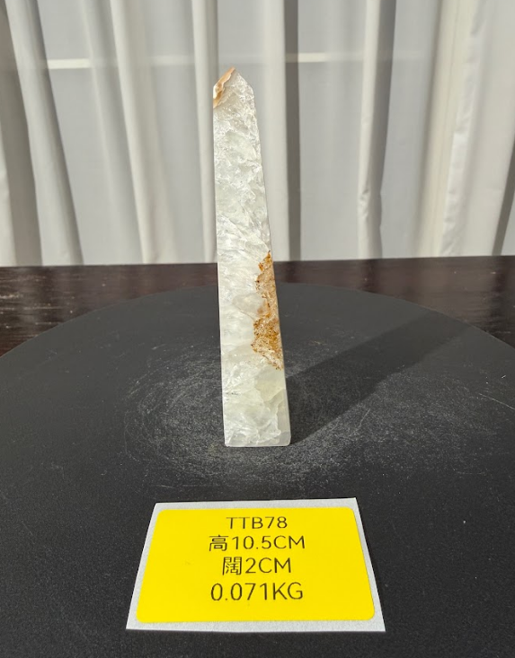ZA465 TTB78 瑪瑙水晶方尖碑 高度10.5cm 闊度2cm 重量0.071kg