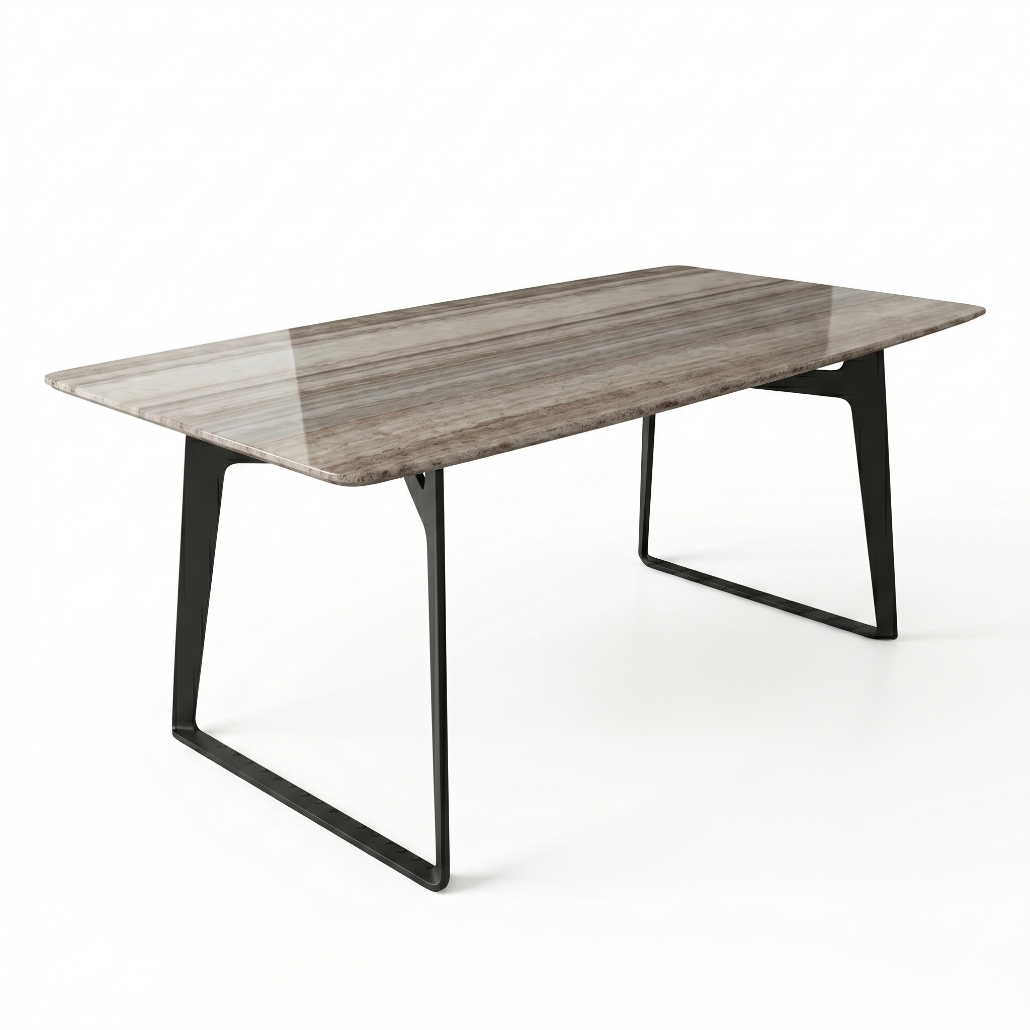 雲謐岩紋．現代奢石大理石長餐桌