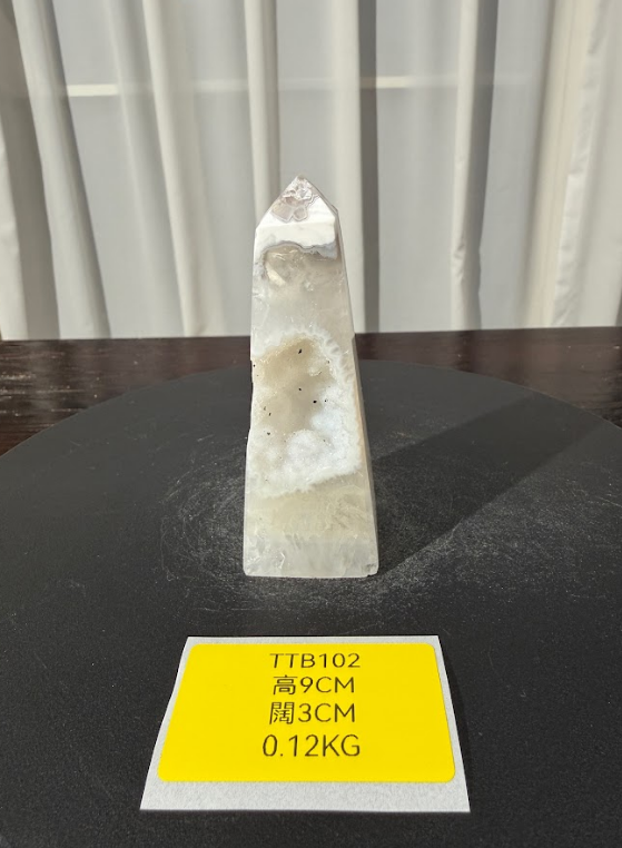 ZA489 TTB102 瑪瑙水晶方尖碑 高度9cm 闊度3cm 重量0.12kg