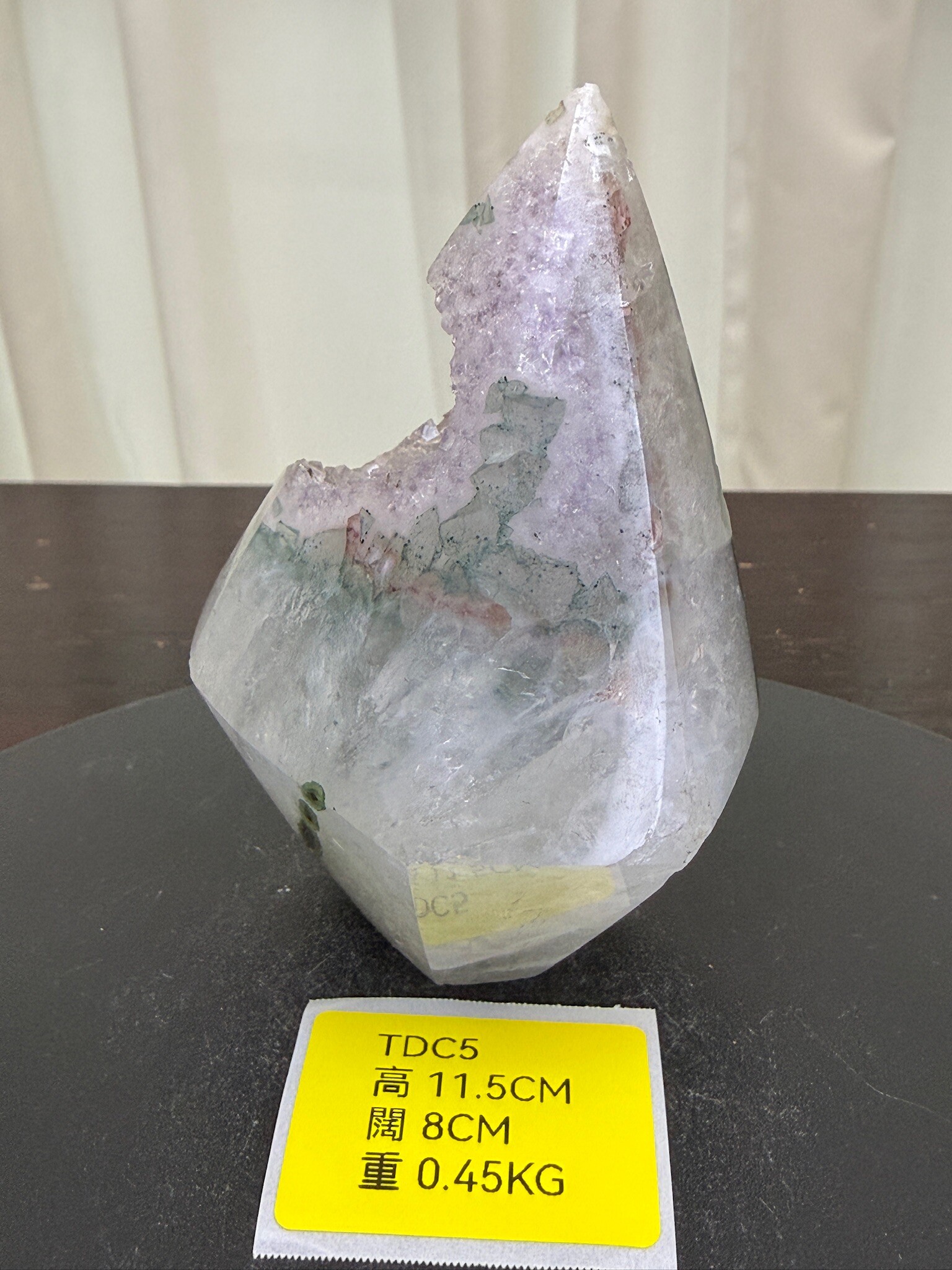 ZA279 TDC5 瑪瑙水晶帳幕星空 高度11.5cm 闊度8cm 重量0.45kg