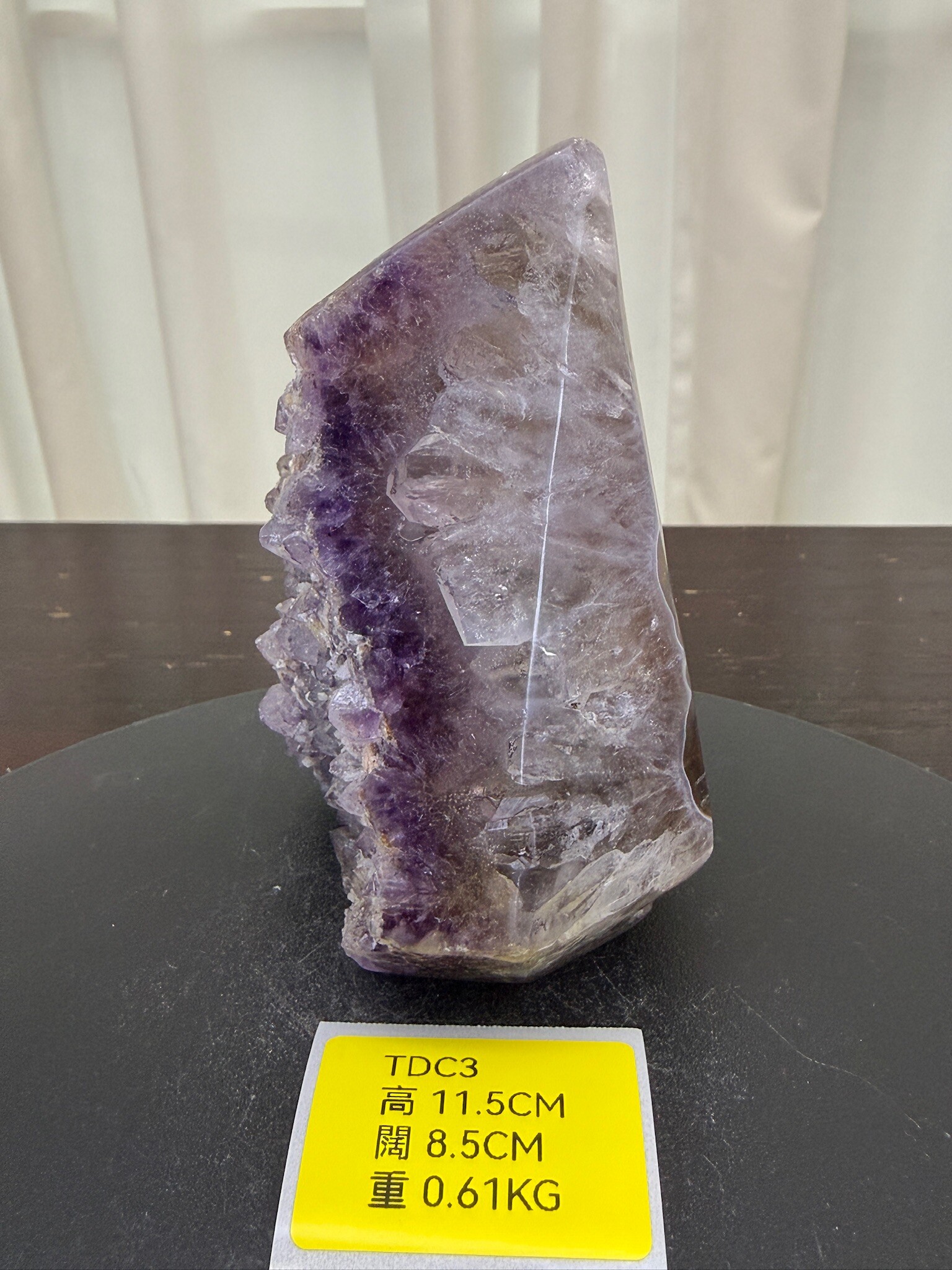 ZA277 TDC3 瑪瑙水晶帳幕星空 高度11.5cm 闊度8.5cm 重量0.61kg