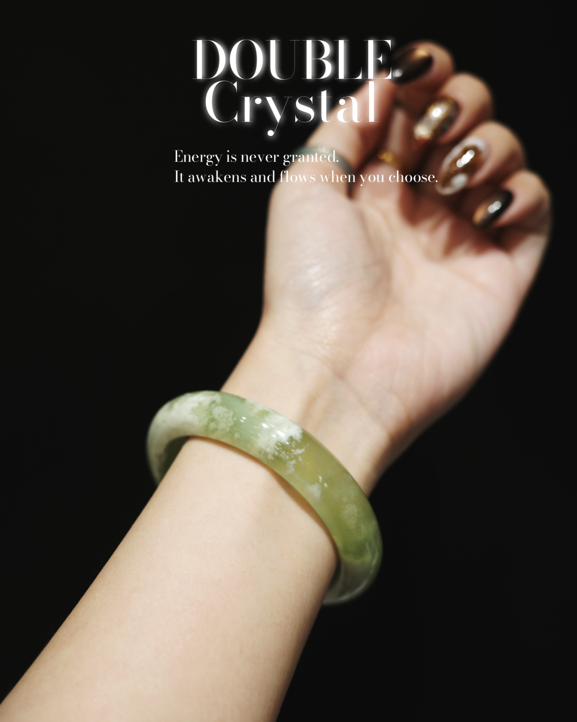 厚奶綠｜岫玉｜58圈口