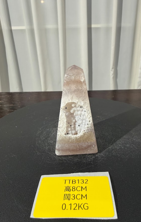 ZA519 TTB132 瑪瑙水晶方尖碑 高度8cm 闊度3cm 重量0.12kg