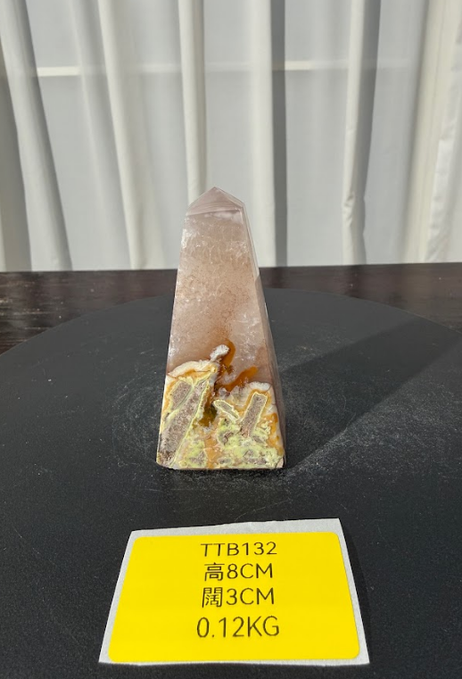 ZA519 TTB132 瑪瑙水晶方尖碑 高度8cm 闊度3cm 重量0.12kg