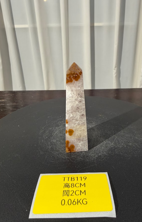ZA506 TTB119 瑪瑙水晶方尖碑 高度8cm 闊度2cm 重量0.06kg