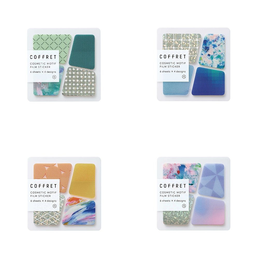 HITOTOKI｜COFFRET 調色盤薄膜貼紙 II 塊狀 (共4色)