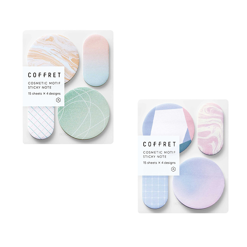 HITOTOKI｜COFFRET 調色盤薄膜貼紙 II 便利貼 (共2色)