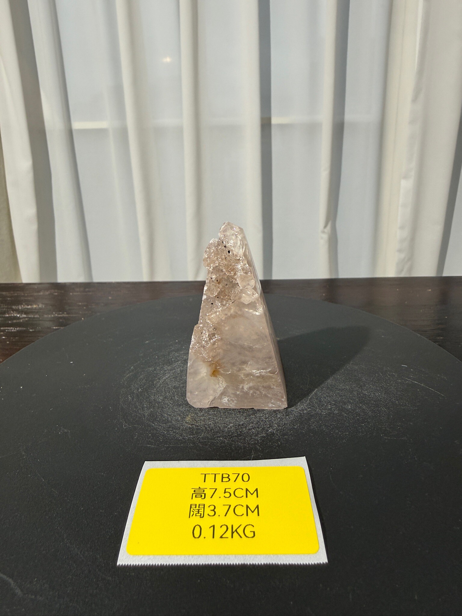 ZA457 TTB70 瑪瑙水晶方尖碑 高度7.5cm 闊度3.7cm 重量0.12kg