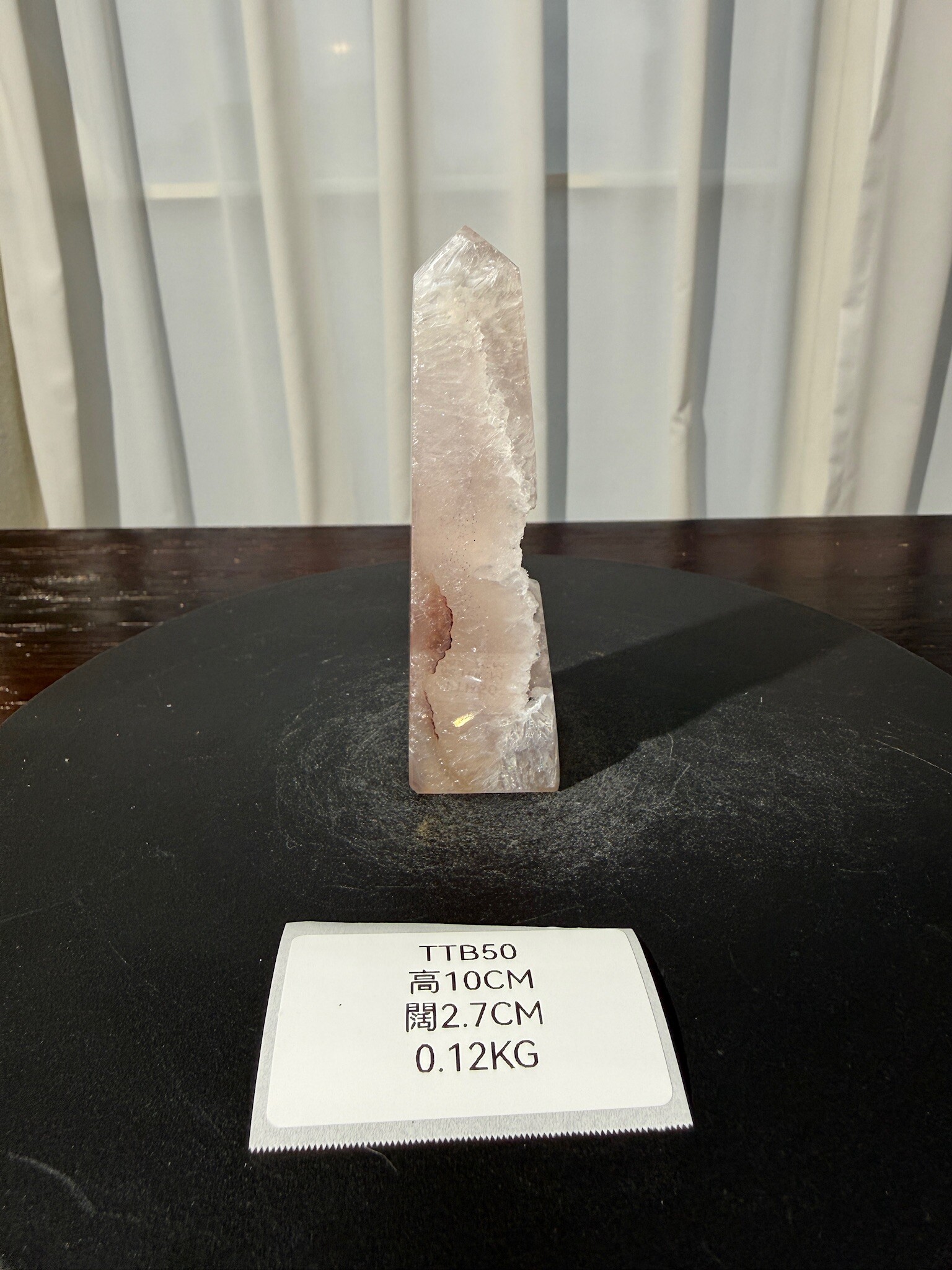 ZA437 TTB50 瑪瑙水晶方尖碑 高度10cm 闊度2.7cm 重量0.12kg