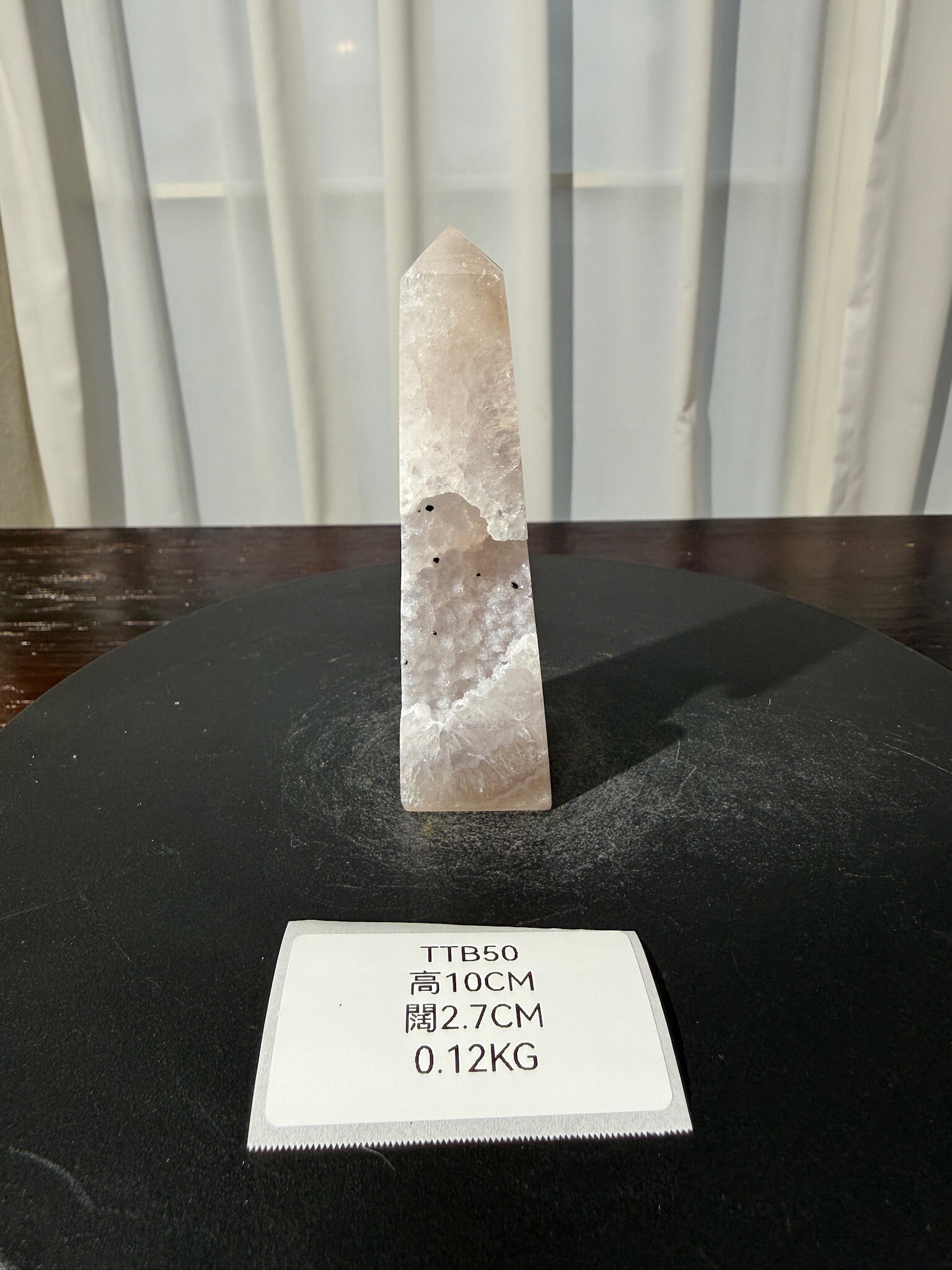 ZA437 TTB50 瑪瑙水晶方尖碑 高度10cm 闊度2.7cm 重量0.12kg