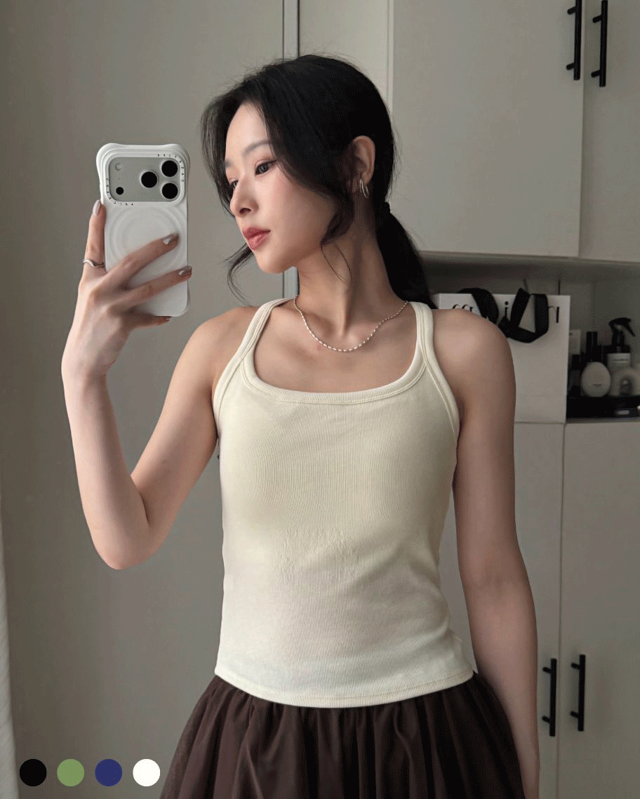 美背削肩小可愛