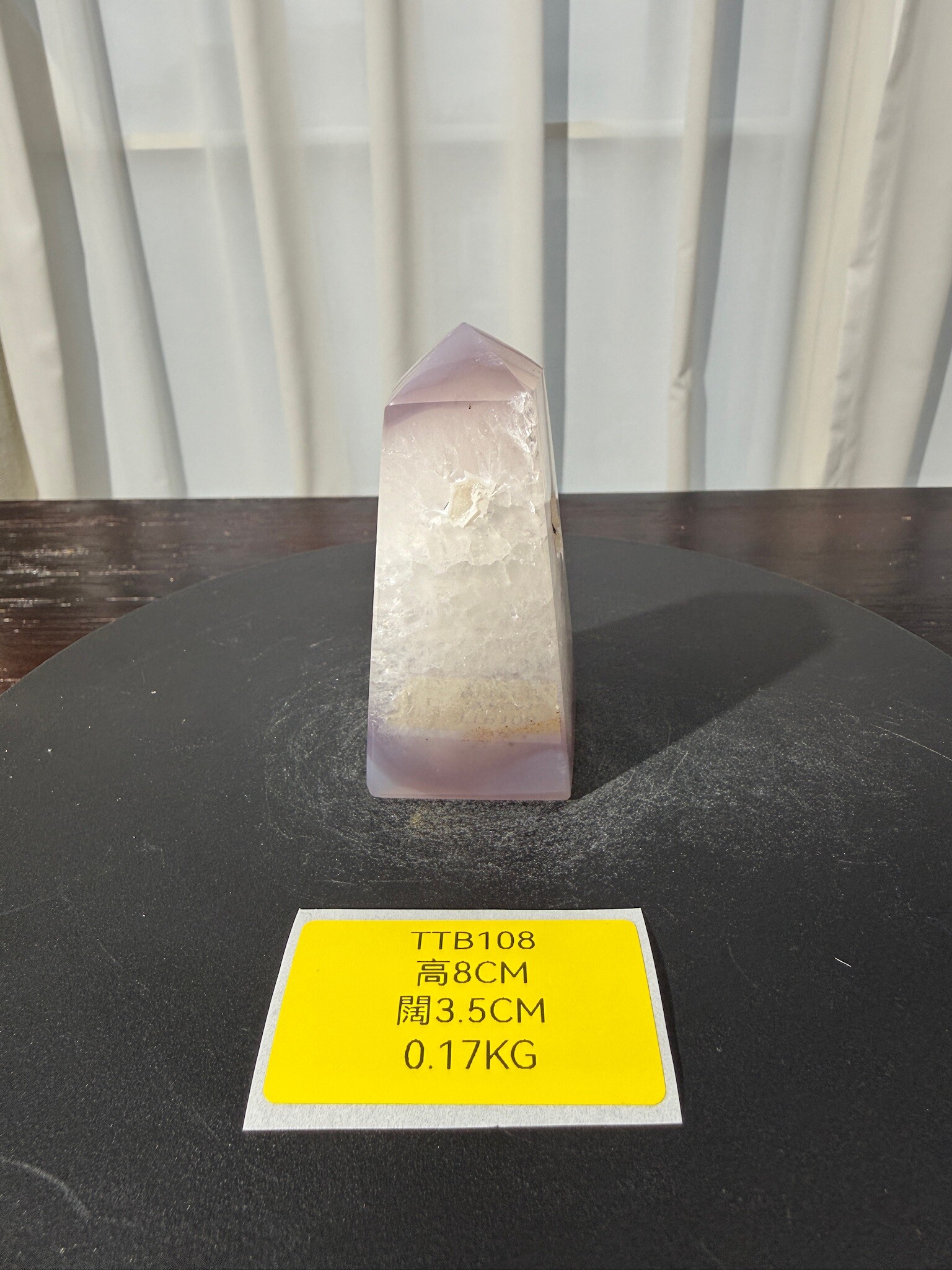 ZA495 TTB108 瑪瑙水晶方尖碑 高度8cm 闊度3.5cm 重量0.17kg