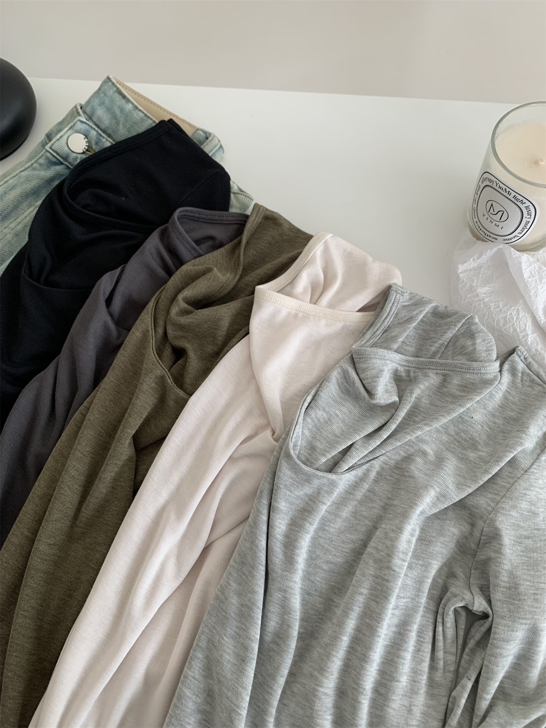 No.1698 V領蠶絲面膜T