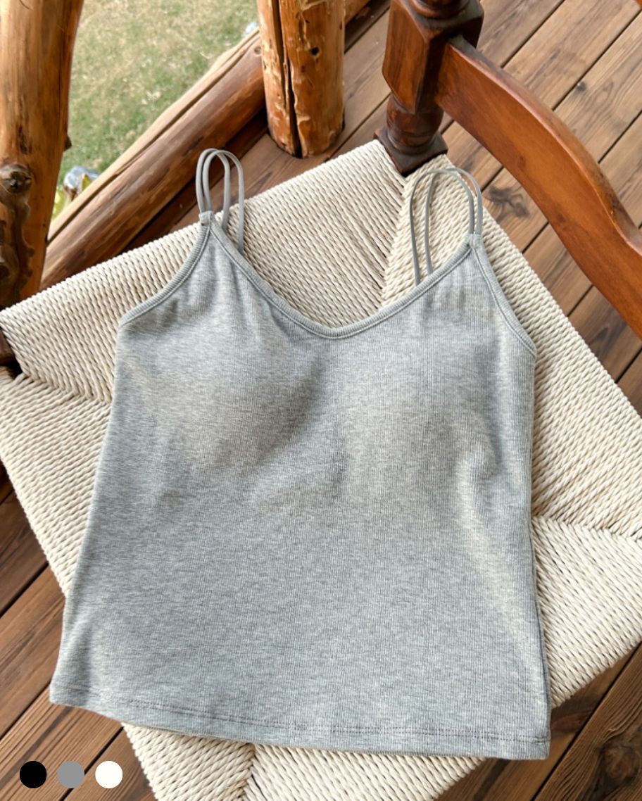 日常百搭雙肩V領小可愛