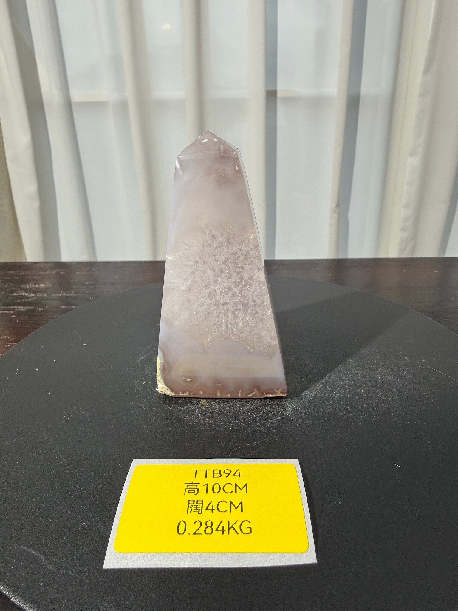 ZA481 TTB94 瑪瑙水晶方尖碑 高度10cm 闊度4cm 重量0.284kg